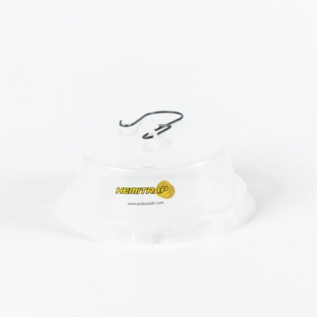 Tapa Mosquero Hemitrap con soporte colgador etiqueta