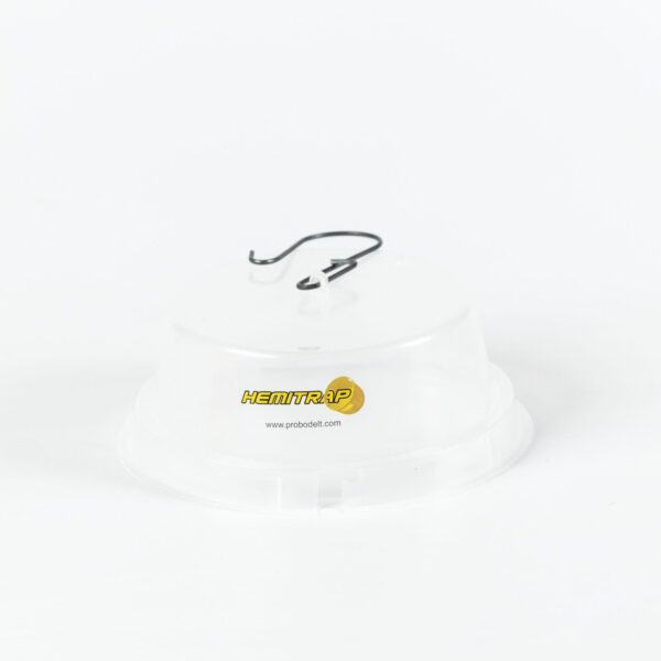 Tapa Mosquero Hemitrap con soporte colgador etiqueta