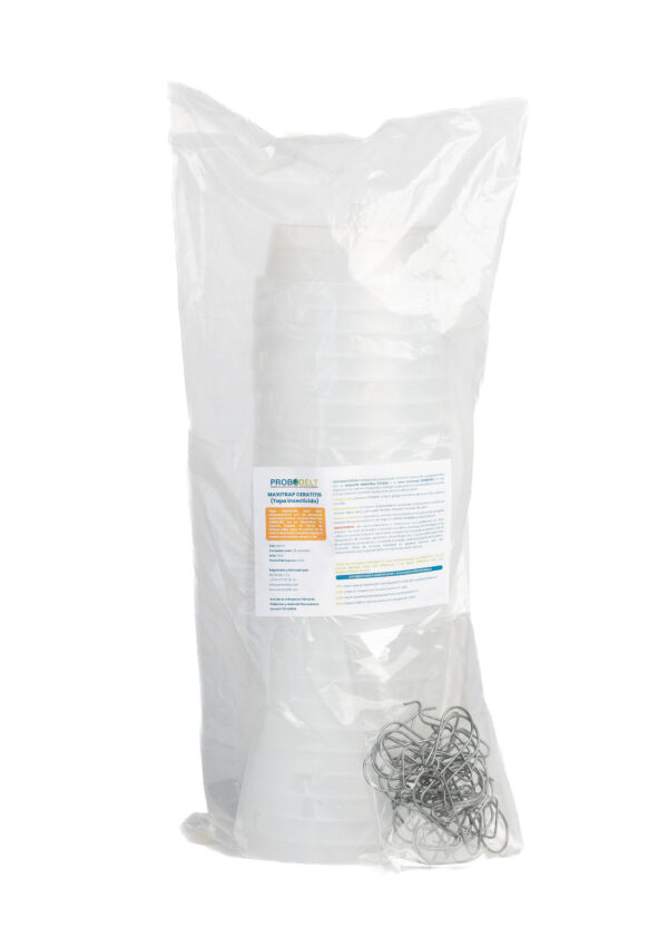 Tapa insecticida Maxitrap + Atrayente Ceratitis (25 unidades)